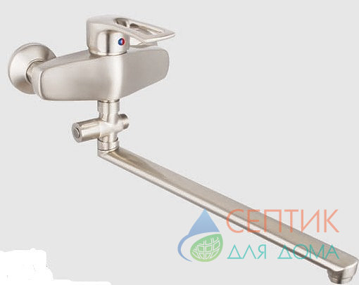 Смеситель для ванной EDENY E15204 никель
